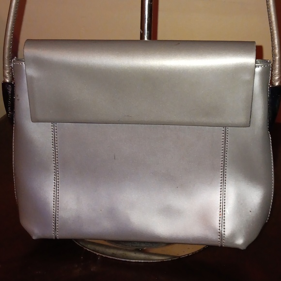 FRANCESCO BIASIA SILVER PVC CROSSBODY - Picture 2 of 8